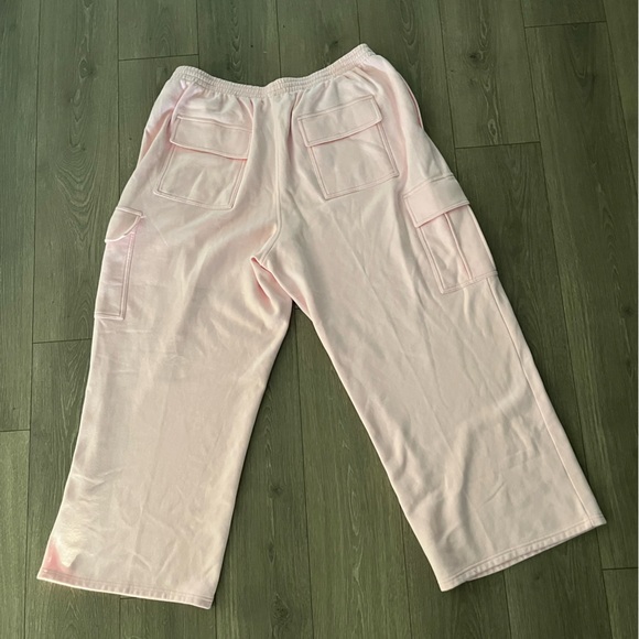 NWT Skims Bubblegum Pink Wide Leg Lounge Pants Size 3X - Picture 3 of 11
